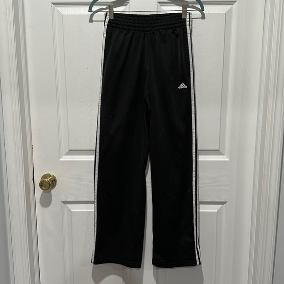 adidas Pants - Adidas Soccer Pants in Black and White, Size Small